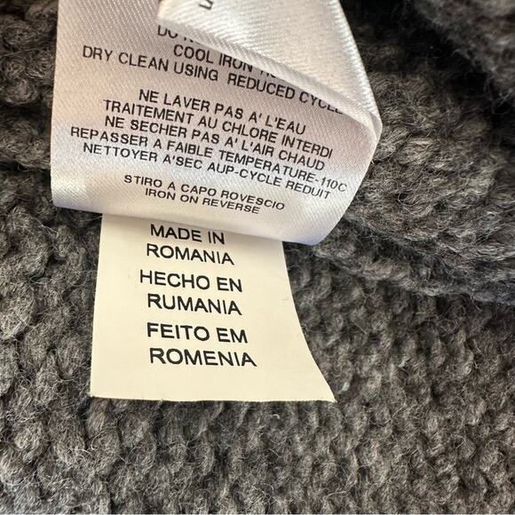 Love Moschino Grey Shawl Cardigan Sweater size US4 - Picture 11 of 12